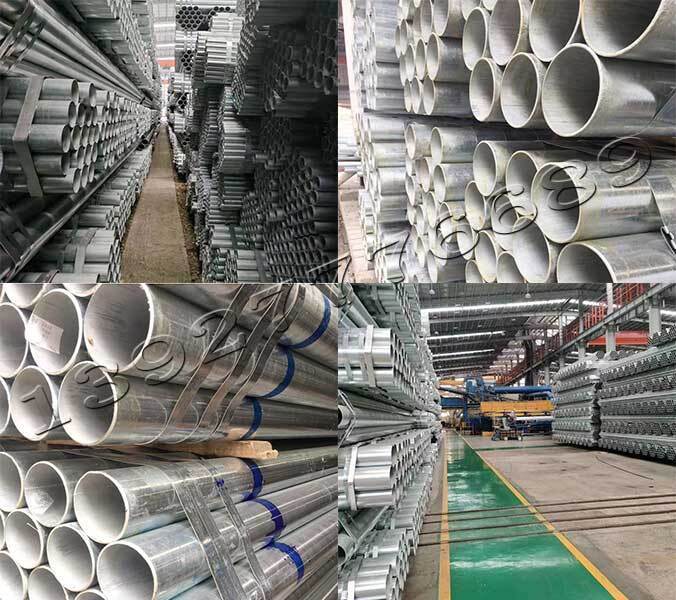 熱浸鋅鋼管存放倉庫 熱浸鋅鋼管存放倉庫