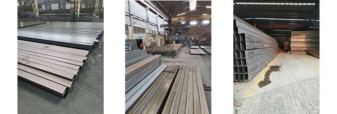 方管加工、打砂、噴漆